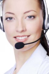 Woman with headset small