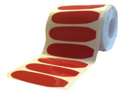 adhesive tapes - die cut tape on a roll.
