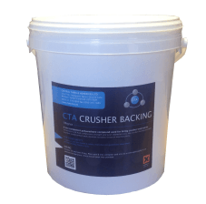Crusher backing compound