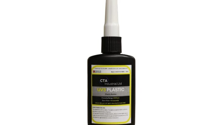 A UV curing adhesive for plastic applications