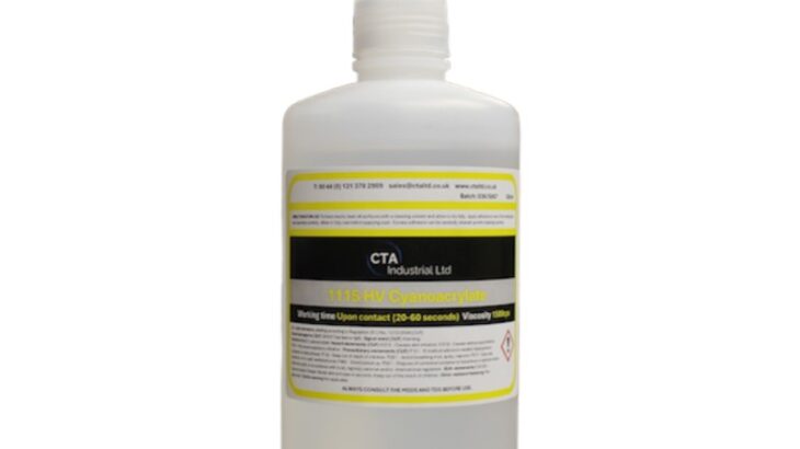 Super glue used for metal bonding applications