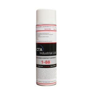 Contact adhesive in a sprayable can