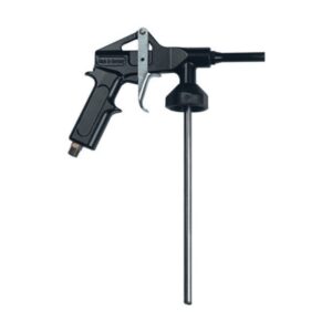 A pneumatic coating applicator gun