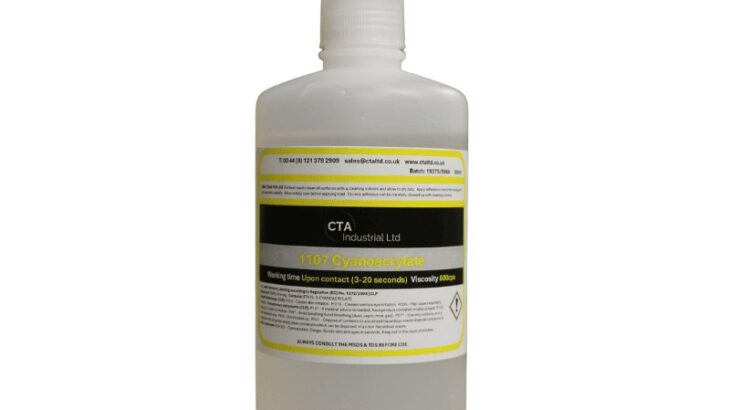A cyanoacrylate adhesive with medium viscoity