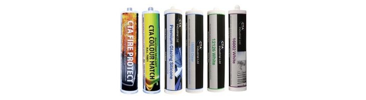 A selection of sealant adhesive