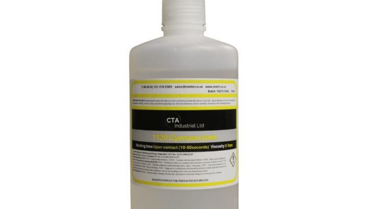 A wicking grade cyanoacrylate adhesive