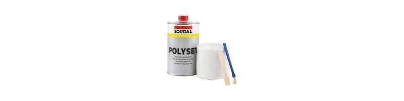A polyester resin for body repair.
