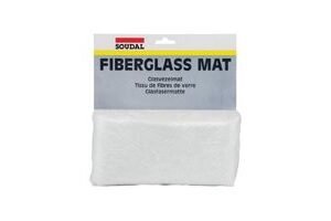 A fibreglass mat for body repair