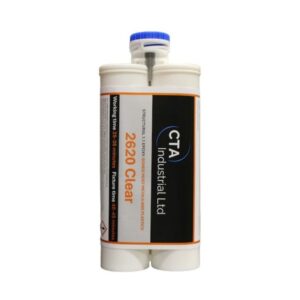 Two part toughened epoxy resin
