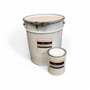 A two part epoxy crusher backing